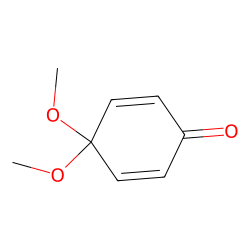 4,4-Dimethoxy-2,5-cyclohexadien-1-one structure
