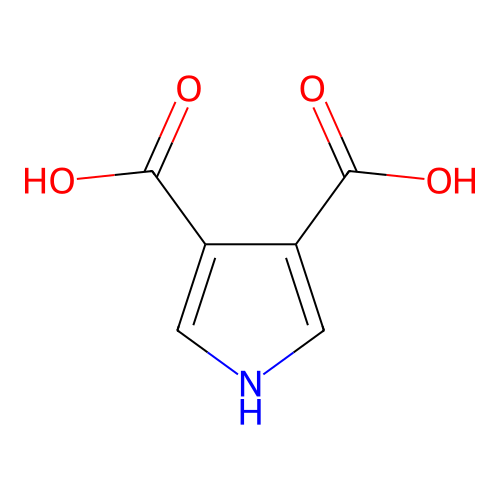 Pyrrole-3,4-dicarboxylic acid structure