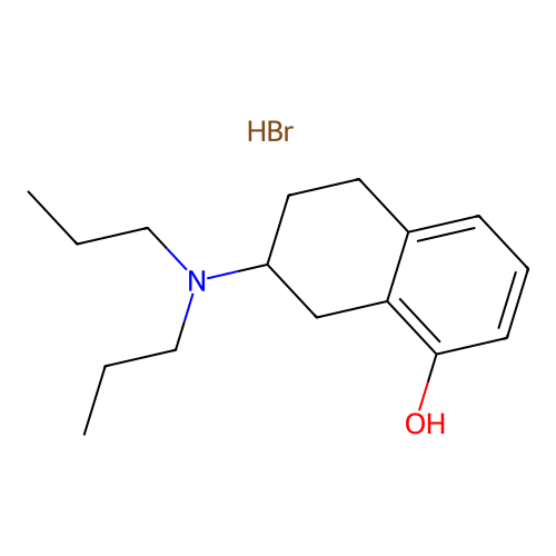 8-Hydroxy-2-dipropylaminotetralin hydrobromide structure
