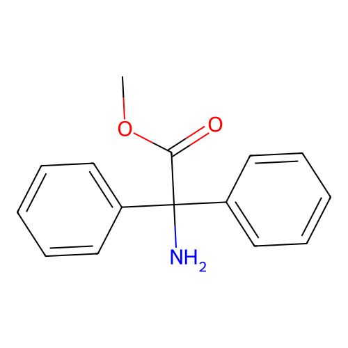 Methyl 2-amino-2,2-diphenylacetate structure