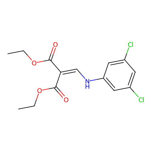 Diethyl 2-[(3,5-dichloroanilino)methylene]malonate structure