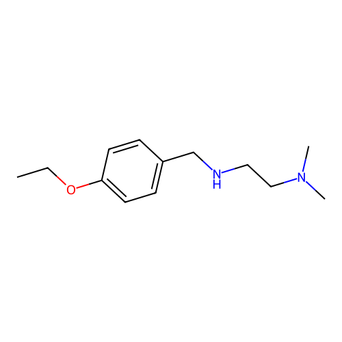N'-(4-ethoxybenzyl)-N,N-dimethylethane-1,2-diamine structure