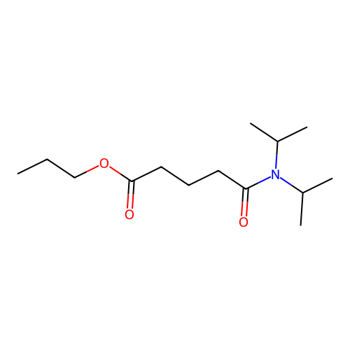 Propyl 5-(dipropan-2-ylamino)-5-oxopentanoate structure