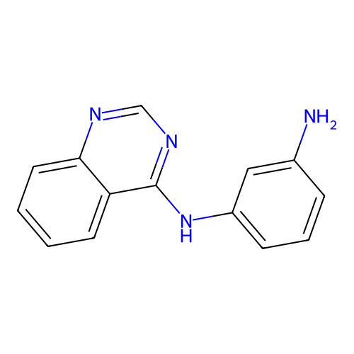 1-N-(quinazolin-4-yl)benzene-1,3-diamine structure