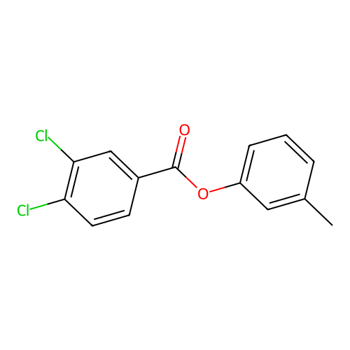 3-Methylphenyl3,4-dichlorobenzoate structure