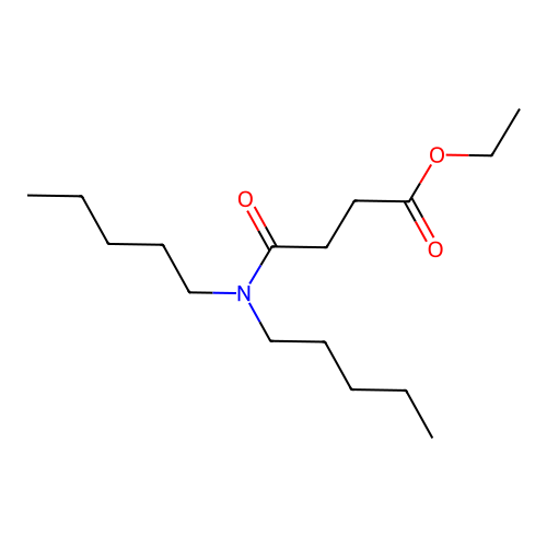 Ethyl 4-(dipentylamino)-4-oxobutanoate structure