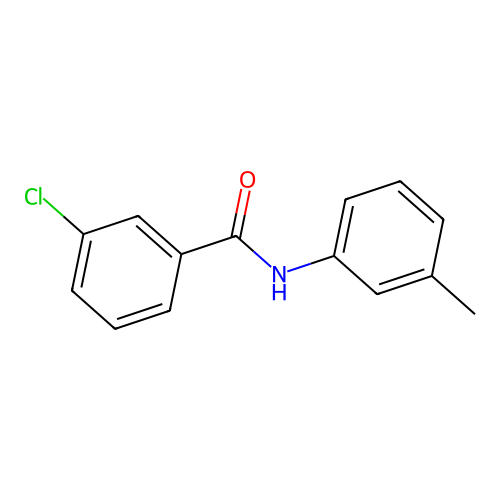 3-chloro-N-(3-methylphenyl)benzamide structure