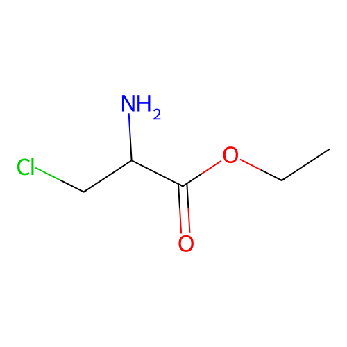 Ethyl 2-amino-3-chloropropanoate structure