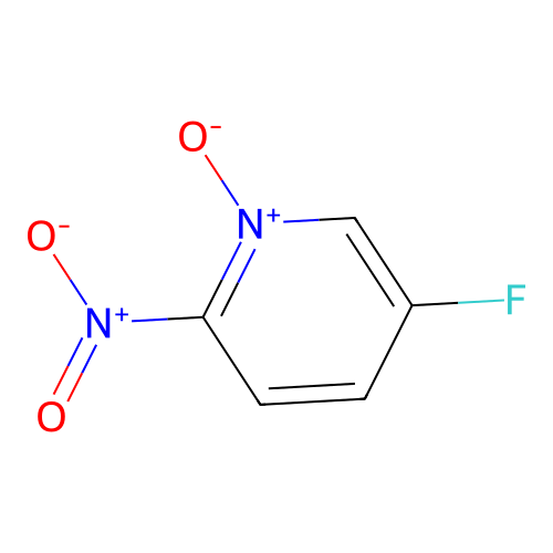 2-Nitro-5-fluoropyridine N-oxide structure
