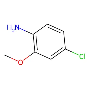Benzenamine, 4-chloro-2-methoxy- structure