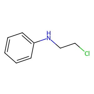 Aniline, N-(2-chloroethyl)- structure