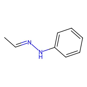 Acetaldehyde, 2-phenylhydrazone structure