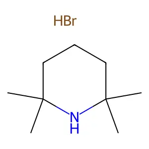 Piperidine, 2,2,6,6-tetramethyl-, hydrobromide structure