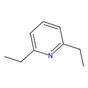 2,6-Diethyl-pyridine structure