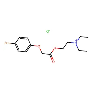 C14H20BrNO3.ClH structure
