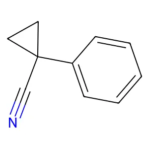 1-苯基环丙烷甲腈 structure