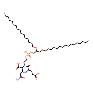 Diglutamylphosphatidylethanolamine dihexadecyl ether structure