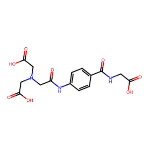 4-((Bis(carboxymethyl)aminomethyl)carbamino)hippuric acid structure