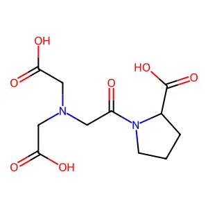 N,N-Bis(carboxymethyl)aminoacetylproline structure