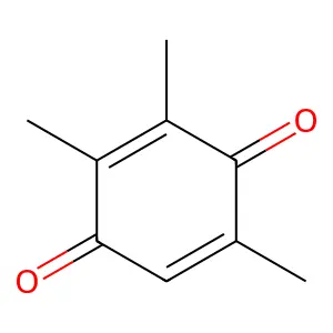 2,3,5-三甲基-1,4-苯醌 structure