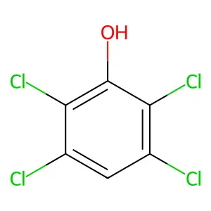 2,3,5,6-Tetrachlorophenol structure