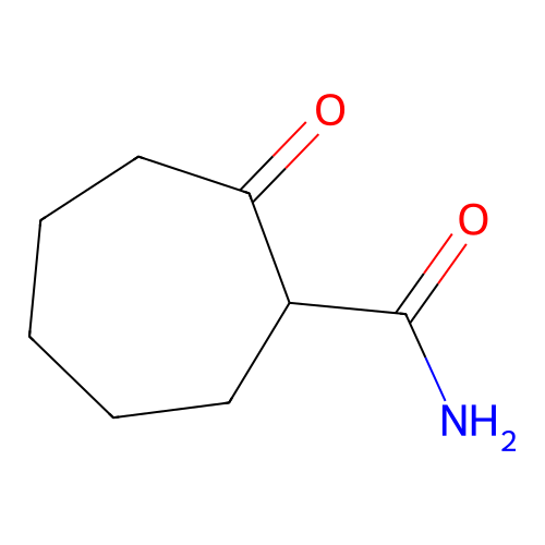 2-Oxocycloheptane-1-carboxamide structure