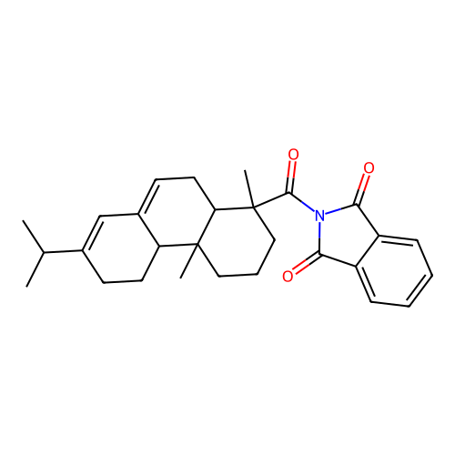2-(18-Oxoabieta-7,13-dien-18-yl)-1h-isoindole-1,3(2h)-dione structure