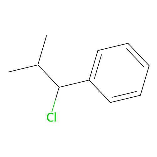 (1-Chloro-2-methylpropyl)benzene structure