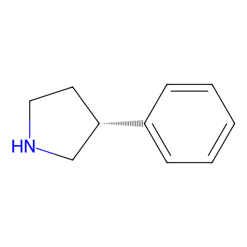 (3R)-3-phenylpyrrolidine structure