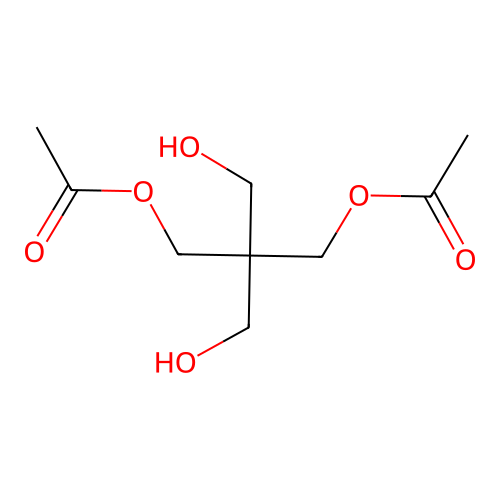 2,2-Bis(hydroxymethyl)propane-1,3-diyl diacetate structure