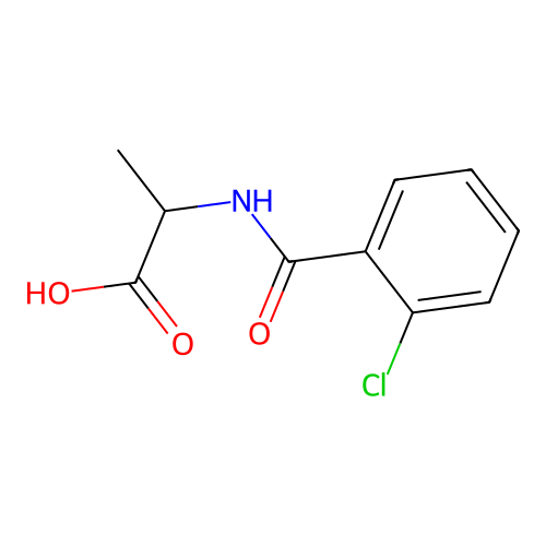 2-[(2-Chlorophenyl)formamido]propanoic acid structure