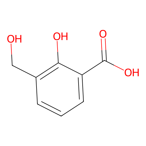 2-羟基-3-(羟甲基)苯甲酸 structure