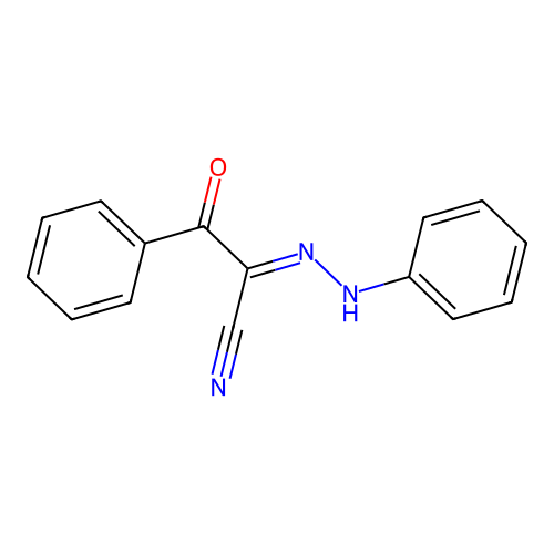 3-Oxo-3-phenyl-2-(2-phenylhydrazinylidene)propanenitrile structure