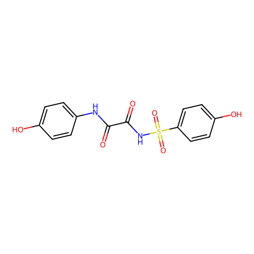 Ethanediamide, N-(4-hydroxyphenyl)-N'-((4-hydroxyphenyl)sulfonyl)- structure