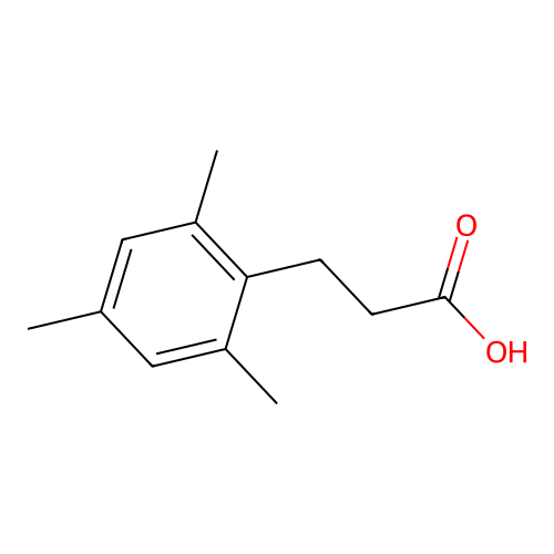 3-(2,4,6-Trimethylphenyl)propanoic acid structure