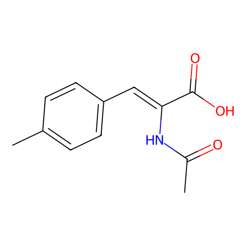 (Z)-2-Acetamido-3-(p-tolyl)acrylic acid structure