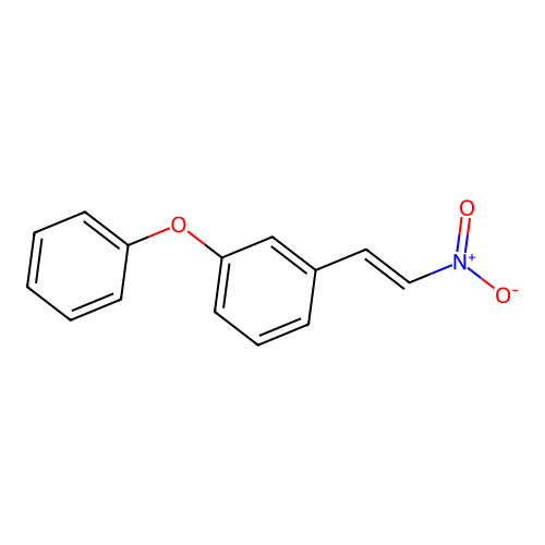 Benzene, 1-(2-nitroethenyl)-3-phenoxy- structure