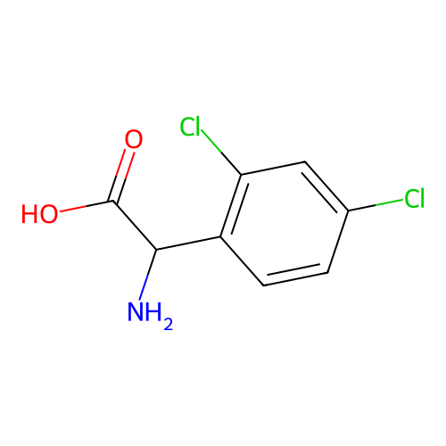 2-amino-2-(2,4-dichlorophenyl)acetic Acid structure