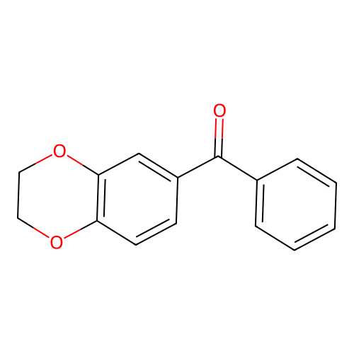 2,3-Dihydro-1,4-benzodioxin-6-yl(phenyl)methanone structure