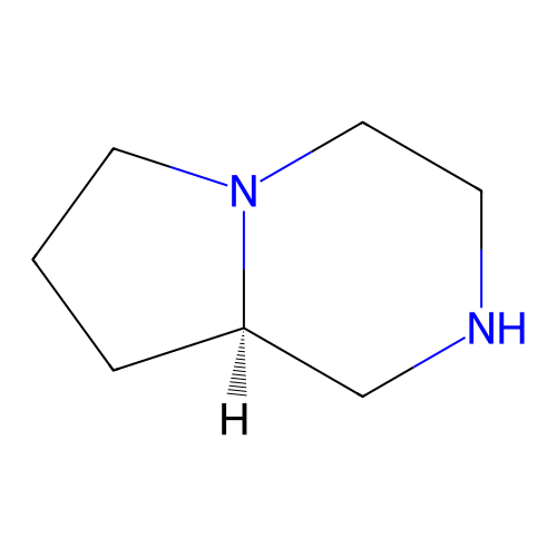 (8aR)-Octahydropyrrolo(1,2-a)pyrazine structure