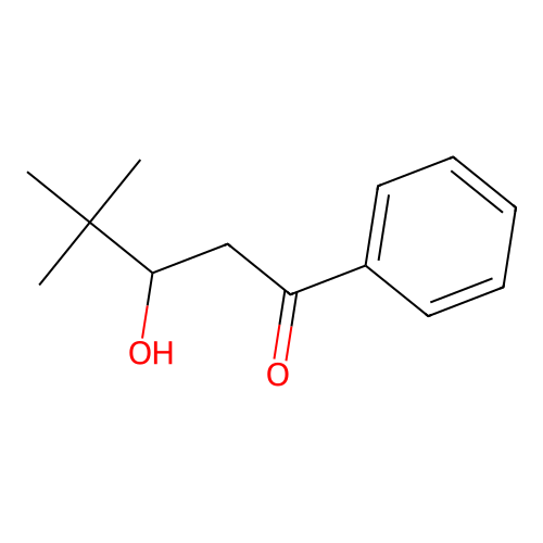 3-Hydroxy-4,4-dimethyl-1-phenylpentan-1-one structure