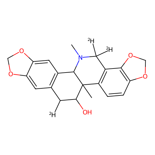 Chelidonine-6,6,12-d3, 13-methyl-, (12alpha,14beta)-(+-)- structure