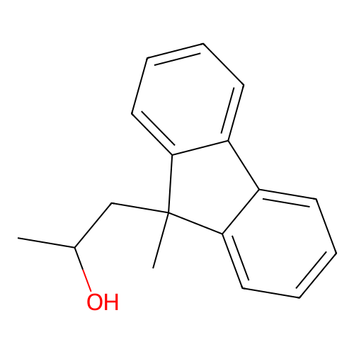 1-(9-Methyl-9H-fluoren-9-YL)-propan-2-OL structure