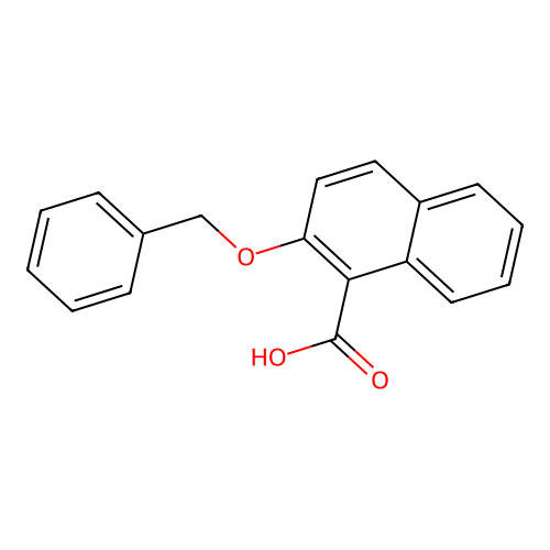 2-(Benzyloxy)-1-naphthoic Acid structure