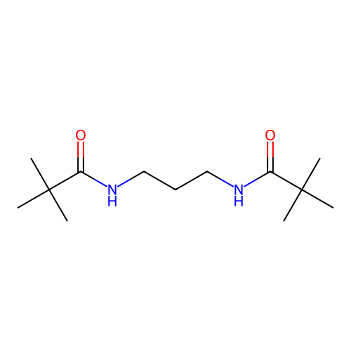 Propanamide, N,N'-1,3-propanediylbis[2,2-dimethyl- structure
