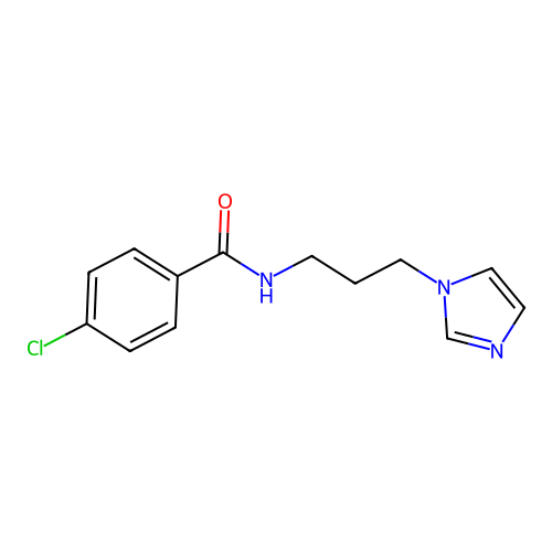 4-Chloro-N-[3-(1H-imidazol-1-yl)propyl]benzamide structure
