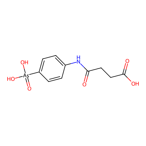 4-(4-Arsonoanilino)-4-oxobutanoic acid structure