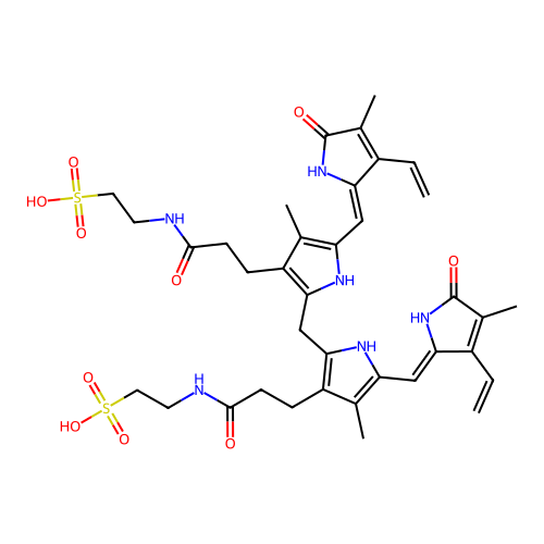 Bilirubin ditaurine structure