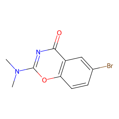 6-Bromo-2-(dimethylamino)-4H-1,3-benzoxazin-4-one structure