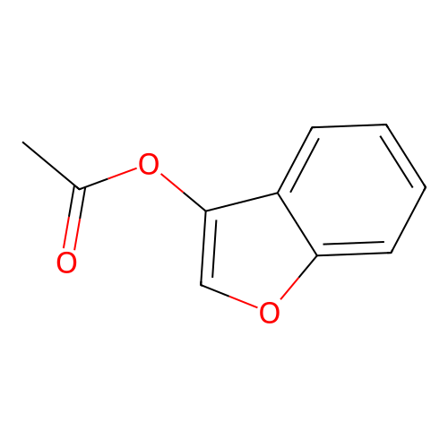 1-Benzofuran-3-yl acetate structure
